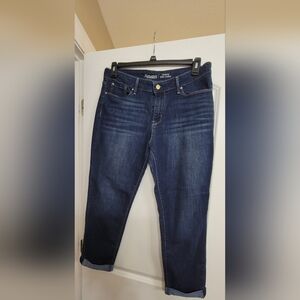 Signature by Levi Strauss & !Co. Women's Blue Jeans Cuffed Size 14